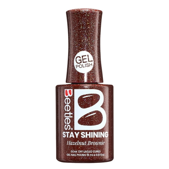 Beetles Stay Shining Collection Gel Nail Polish, Hazelnut Brownie, 0.51 fl oz