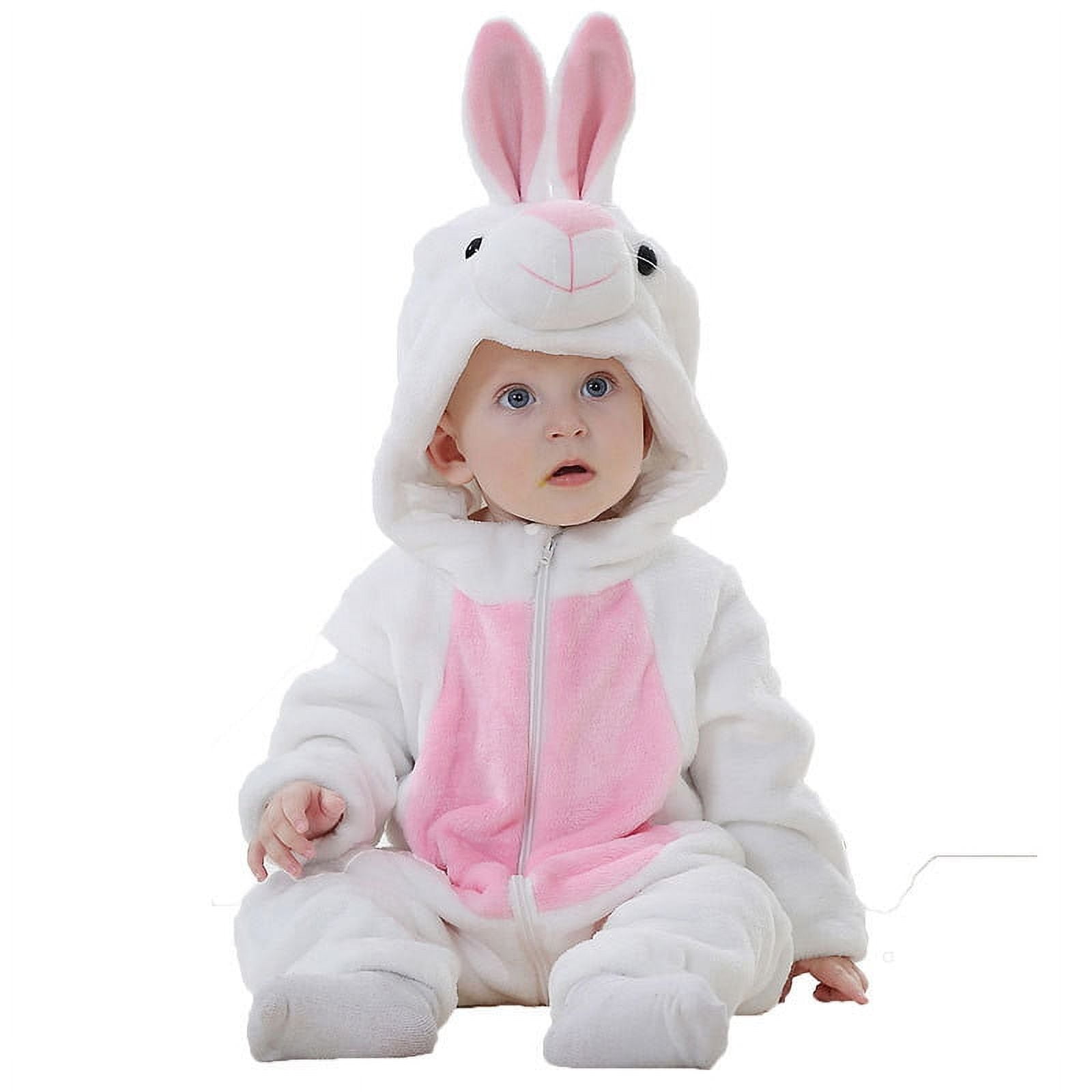Toddler Girl Outfits Easter Onesies Cute Easter Bunny Outfit Long Sleeves Baby First Easter Boys Pjs Size 12-18 Months