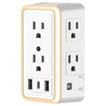 thumbnail image 1 of Regleta Enchufe Con 6 Enchufes Ca Y 3 Usb +1 Type-c LAB.G Tomacorriente de Pared, 1 of 6
