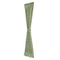 thumbnail image 2 of Achim Buffalo Check Indoor Polyester/Cotton Light Filtering Checkered Door Curtain Panel, Sage, 25-in W x 72-in L, 2 of 8