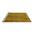 thumbnail image 2 of Ahgly Company Machine Washable Indoor Rectangle Abstract Yellow Modern Area Rugs, 5' x 7', 2 of 4