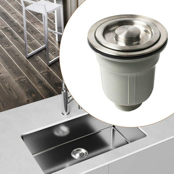 MARDAN® 2 Tapones | Tapon Fregadero Cocina | Para Fregaderos De 74-78 Mm ( Diámetro