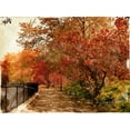 thumbnail image 2 of Grey, Jace 18x15 White Modern Wood Framed Museum Art Print Titled - NY Fall, 2 of 4