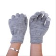 thumbnail image 1 of Women Men Winter Soft Warm Texting Capacitive Smartphone Touch Screen Gloves, 1 of 11