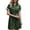 ☪283-Green, variant on Nuoqisi Women's Solid Denim Dress Short Sleeve Lapel Button Pocket Zipper Skirt Cardigan Skirt - Casual Jean Midi Dress for Everyday Wear, Pants for Women