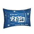 thumbnail image 2 of Daiia Happy New Year 2024 (4) Bedding Waterproof Pillow Protector Zippered Queen – Bed Bug Proof Pillow Encasement-16"x24", 2 of 9