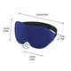 thumbnail image 3 of Antifaz de espuma transpirable con correa ajustable | Diseño suave y contorneado para un sueño cómodo | Protector ocular con bloqueo de luz para adultos, 3 of 4