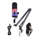 thumbnail image 1 of Micrófono Dinámico de Modo Dual XLR/USB con Conector para Auriculares/RGB/Soporte de Brazo para Podcasting, Grabación, Juegos y Transmisión en ., 1 of 5