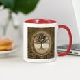 thumbnail image 3 of CafePress - Tree Of Life In Brown Mugs - 11 oz Ceramic Mug - Novelty Coffee Tea Cup, 3 of 4