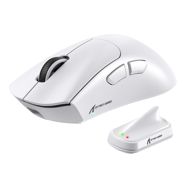 Ratón para juegos MAMBASNAKE ATTACKSHARK V8 inalámbrico 42000 DPI