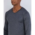 thumbnail image 3 of Real Essentials 4 Pack: Men's Dry Fit Long Sleeve V-Neck Active T-Shirt - Athletic Outdoor UPF 50+ (Available in Big & Tall), 3 of 6