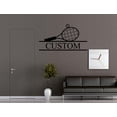thumbnail image 4 of Handmadetneonsign Custom Tennis Metal Wall Art With LED Light, Personalized Tennis Player Name Sign, 4 of 5