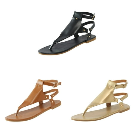 

MOVAWAKY Thong Sandals For Women Open Toe Shoes Flat Beach Sandals Ladies Buckle Strap Flip Flops Shoes 2PCS Sandal Heels for Women Women Slide Sandals Colorful Sandals for Women Barefoot Running