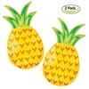 BALONAR 2Pack Pineapple Balloons for Birthday Party Decorations Baby Shower Fruit Luau Balloons for Summer Party Tropical Party Supplies Pineapple Table Decorations