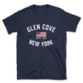thumbnail image 1 of Glen Cove New York Patriot Men's Cotton T-Shirt, 1 of 1