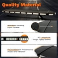 thumbnail image 5 of 48" 108LED Strobe Light Bar Amber White Emergency Beacon Warn Tow Truck Response for Trailers, Trucks, 5 of 23