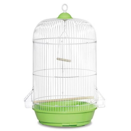 Round Bird Cage, Green - Small