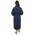 thumbnail image 6 of Women Shawl Collar Ladies Bathrobe Terry Cotton Kimono Collar Luxury Spa Robes, 6 of 8