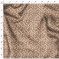 thumbnail image 4 of Soimoi Florals Printed, Cotton Satin Spandex, Sewing Fabric by The Yard 54 Inch Wide, Decorative Fabric for Dresses and Home Accents, Brown, 4 of 6