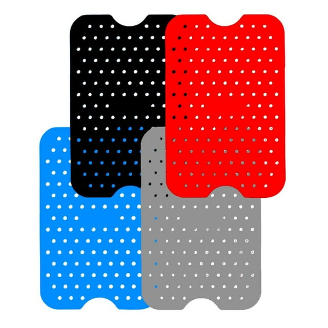 Doublures Antiadhésives pour Friteuse à Air Chaud, Doublures Réutilisables Double Panier Air Double Panier pour Friteuse à Air Doublures en Silicone pour Friteuse à Air Technologie de Pointe