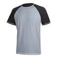 thumbnail image 3 of Icvfdpl T Shirts For Men Swim Tee Short Upf 50+ Sleeve Running Swimwear Swim Hiking Workou Cozy Mens Shirts T Shirt S, 3 of 4