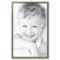 thumbnail image 2 of ArtToFrames 28" x 44" Silver Picture Frame, 28x44 inch Silver Wood Poster Frame (WOM-5023), 2 of 7
