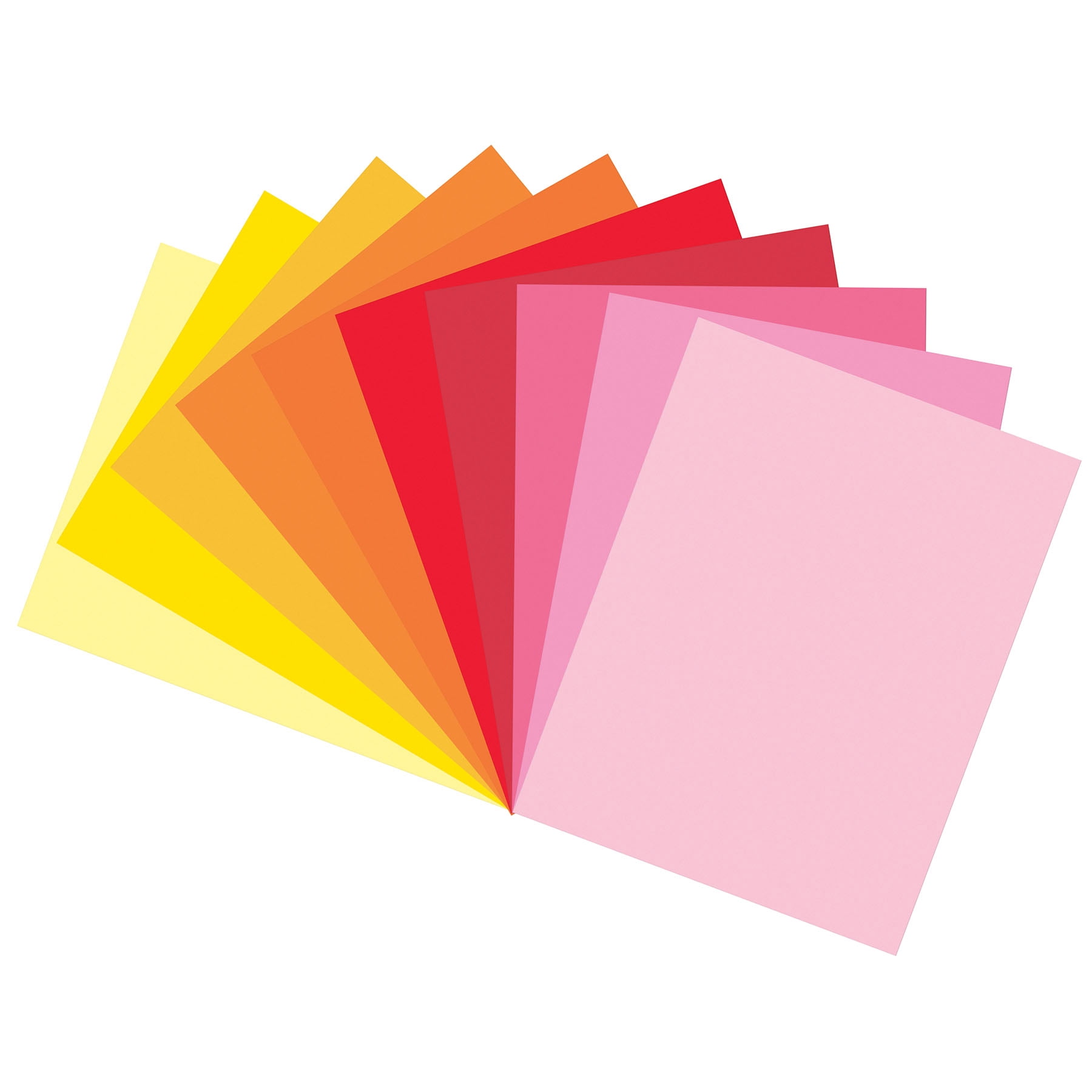 Tru-Ray Construction Paper, Heavyweight, Warm Assorted, 9" x 12", 150 Sheets Per Pack, 3 Packs