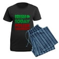 thumbnail image 5 of CafePress - Irish Today Polish Tomorrow Women's Dark Pajamas - Women's Short Sleeve Print T-Shirt and Pants Dark Cotton Pajama Set, 5 of 7