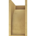 thumbnail image 4 of 9"W x 18"D x 18"H Classic Stockport Rough Cedar Woodgrain TimberThane Corbel, Primed Tan, 4 of 6