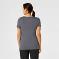 thumbnail image 2 of Wink Layers Women's Silky Knit Short Sleeve Tee, Pewter, XS Womens, 2 of 6