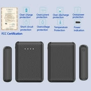 5V 20000mAh Portable Powerbank 5V 3A Dual USB Output, Portable Charger for Heated Jacket Heated Vest Heated Scarf Heated & Phone,1 P