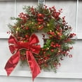 ruchs Christmas Door Wreath Decorations Garland Wreath Front Xmas