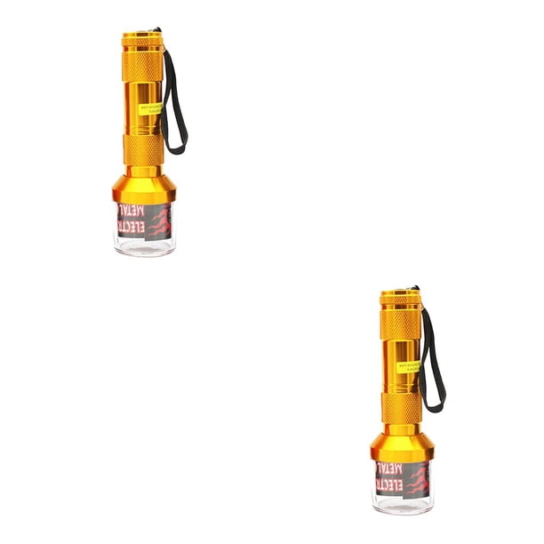 Bearachild Amoladora de aluminio, trituradora eléctrica de mano con batería, accesorios para herramientas de molienda para interior y exterior Oro 2piezas