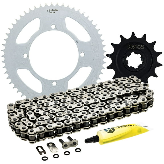 Niche Sprocket Chain Set for Kawasaki KLX140L 14/57 Tooth 428 O-Ring Front Rear MK1014407