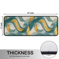 thumbnail image 5 of Kitchen Rugs Sets Of 2,Teal Gold Marble Pattern Anti Fatigue Kitchen Mat Rugs Non Slip Washable,Decorative Kitchen Floor Mats for Kitchen,Sink,Laundry,17"x47"+17"x47", 5 of 5
