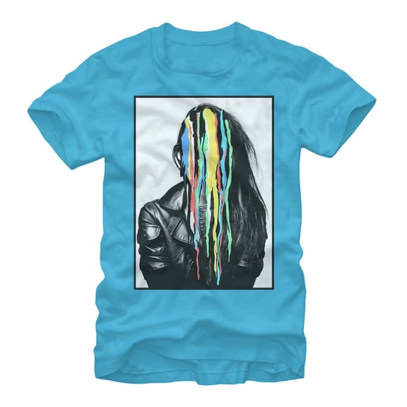 Men's Lost Gods Dangerous Streak  Graphic Tee Turquoise Small
