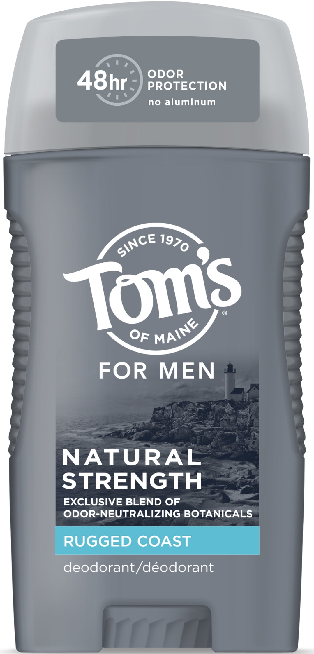Tom's of Maine Natural Strength Deodorant, Deodorant for Men, Natural Deodorant, Rugged Coast, 2