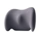 thumbnail image 3 of Almohada de apoyo lumbar para coche, cojín de respaldo para coche, suave, versátil, para viajar, descansar, sentarse, cómodo, para conducir, espuma gris oscuro, 3 of 8