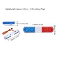 thumbnail image 2 of RC Car Alarming Light, RC LED Po-lice Light Simulation Design 4 Modes RC Model LED Po-lice Night Light Bar Flash Lamp for 1/8 1/10 RC Cars[red blue], 2 of 9
