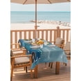thumbnail image 2 of Outdoor Tablecloths with Umbrella Hole & Zipper, Truck Sunflowers 60 x102 Inch Rectangle Tablecloths, Blue Ombre Spring Botanical Floral Car Waterproof Table Cloth, Patio/Pool/Picnic Table Covers, 2 of 8