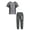 Black, variant on Boys Girls Hip Hop Dance Outfit Jazz Dancewear Kids Modern Dance Shirt Shiny Metallic Tops Silver 150