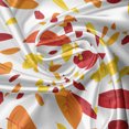 thumbnail image 5 of Ambesonne Colorful Valance Pack of 2, Seasonal Fall Leaves, 54"X12", Red Orange Yellow, 5 of 5