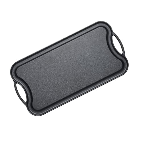 EUROSTAR CIG20 Reversible Cast Iron Grill Griddle Pan