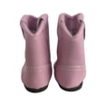 thumbnail image 3 of MBD Pink Western Boots with White Stitching Fits all 18 inch Dolls, 3 of 3