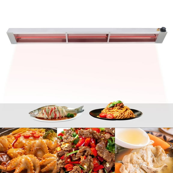 1000W 60" Electric Strip Heater 110V Commercial Grade Infrared Food Warmer