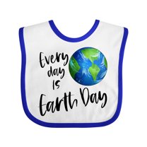 Inktastic Every Day is Earth Day Boys or Girls Baby Bib