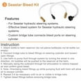 thumbnail image 3 of Bleed Kit & HS5157 Hydraulic Steering Cylinder Seal Kit For Seastar, Uflex, 3 of 5