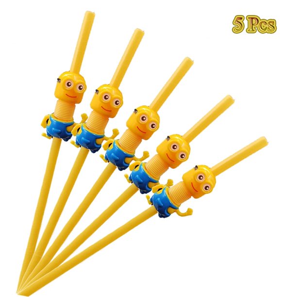 Decoración de fiesta de cumpleaños de hombre plátano de dibujos animados, globo de ojos grandes, mantel, platos, tazas, suministros para fiesta de bienvenida al bebé, envío gratis