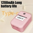 thumbnail image 6 of Portable Bluetooth Label Printer - 203DPI Wireless Thermal Barcode Sticker Printer for Small Business, Home Organization, Shipping, Inventory with 57mm Adhesive Paper (Pink), 6 of 6