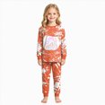 thumbnail image 6 of KPOPLK Girls Halloween Outfit Set 2-8T Two Piece Cute Print Long Sleeve Crewneck Pajamas Toddler Girl Sleepwear Jammies Size 6Y, 6 of 8